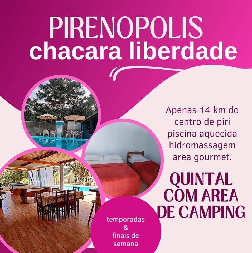 הוילה Pirenópolis Chacara Liberdade מראה חיצוני תמונה